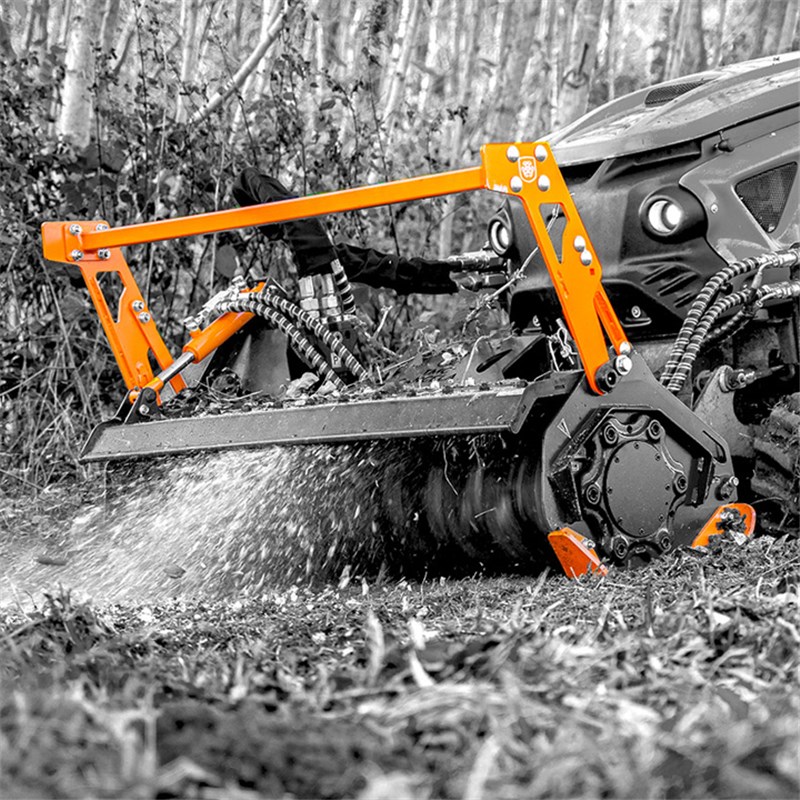 TMC Cancela TLE-150 Hydraulic Mulcher c/w Push Frame - for Remote Controlled Units (70-120 L/min)