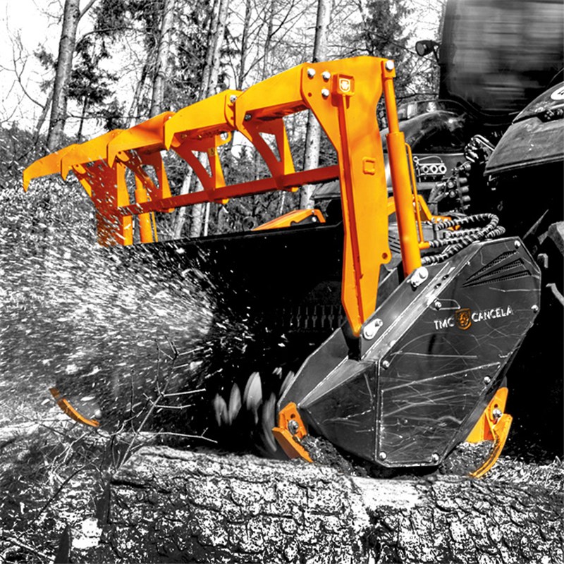 TMC Cancela TFX-225 Forestry Mulcher c/w Hydraulic Push Frame