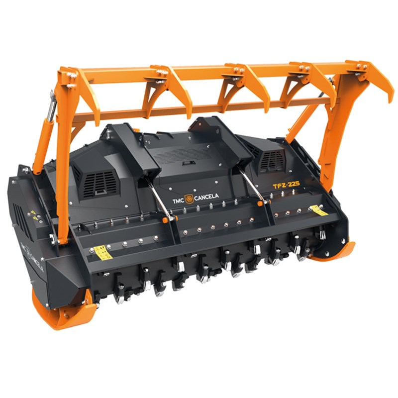 TMC Cancela TFZ-225 Forestry Mulcher c/w Hydraulic Push Frame & Turbo Clutch Kit
