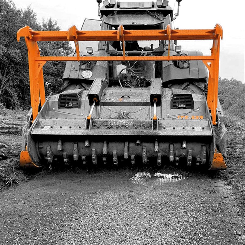 TMC Cancela TFZ-225 Forestry Mulcher c/w Hydraulic Push Frame & Turbo Clutch Kit