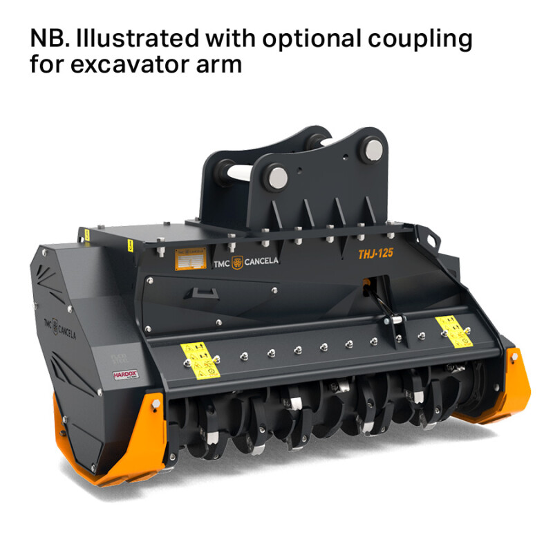 TMC Cancela THJ-125 Hydraulic Mulcher - for 10-16 Tonne Excavators
