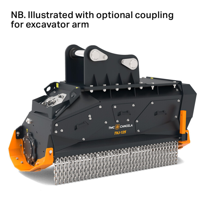TMC Cancela THJ-125 Hydraulic Mulcher - for 10-16 Tonne Excavators