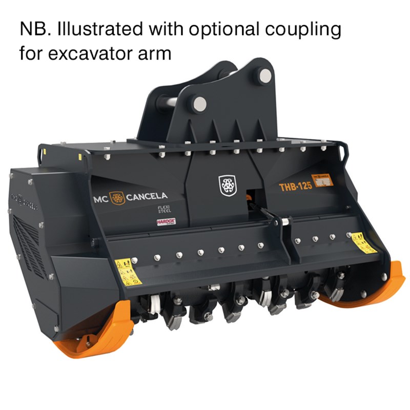 TMC Cancela THB-125 Hydraulic Mulcher for 15–20 Tonne Excavators