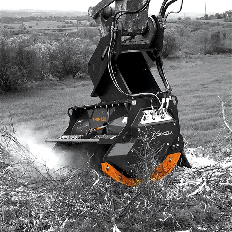 TMC Cancela THB-125 Hydraulic Mulcher for 15–20 Tonne Excavators