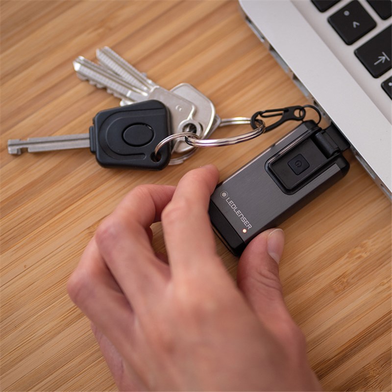 K6R Rechargeable LED Keyring Light (400 Lumens)