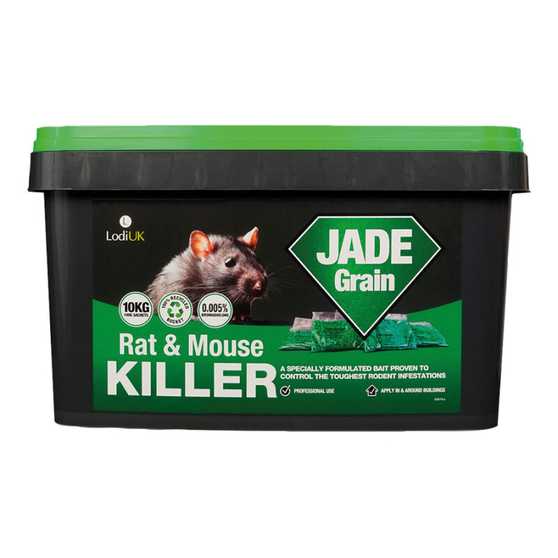 JADE Throw Bag Whole Grain Rat Poison (Bromadiolone), 10kg