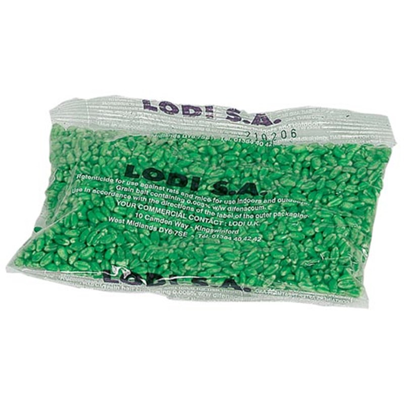 JADE Throw Bag Whole Grain Rat Poison (Bromadiolone), 10kg