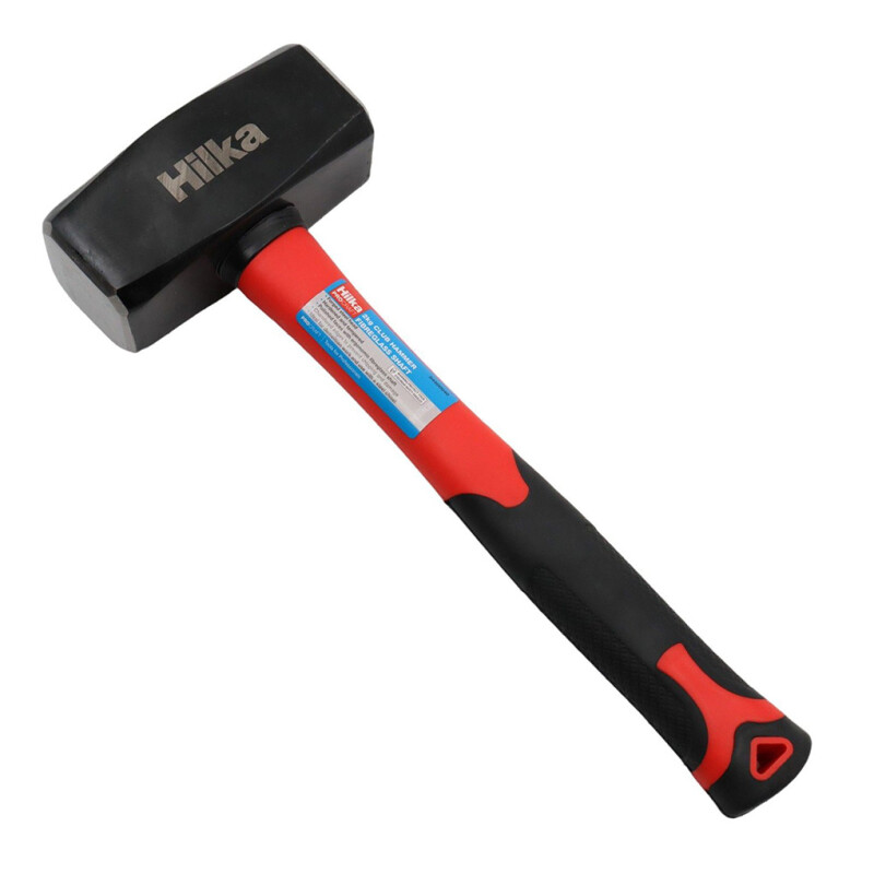 2kg (4.4lb) Lump Hammer, fibreglass shaft