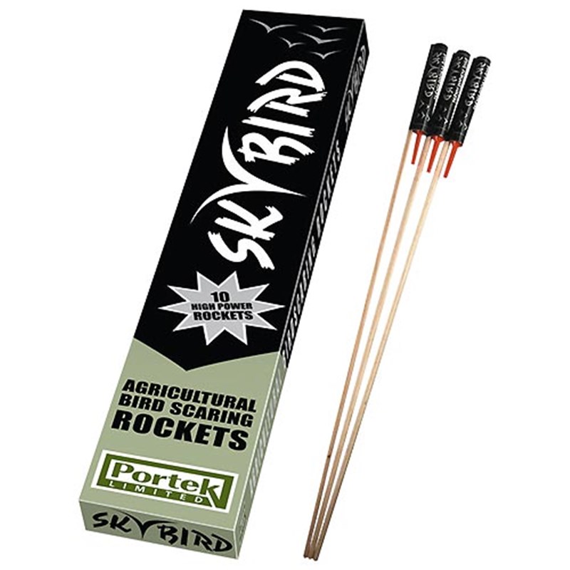 Portek SkyBird Bird Scaring Rockets (Pk 10)