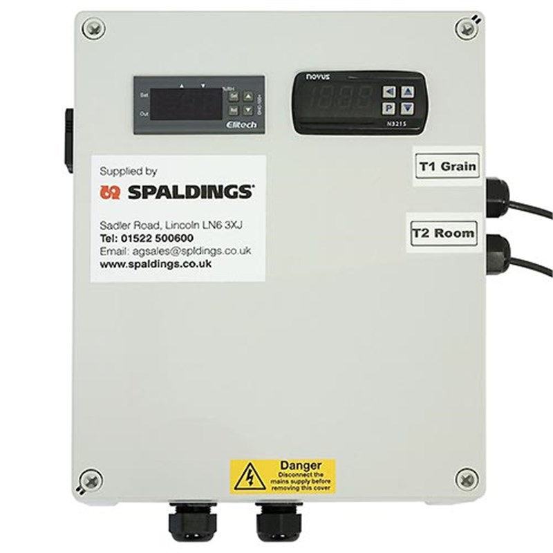 Static Grain Column Automatic Controller with Humidity Sensor (for 3 phase motors)