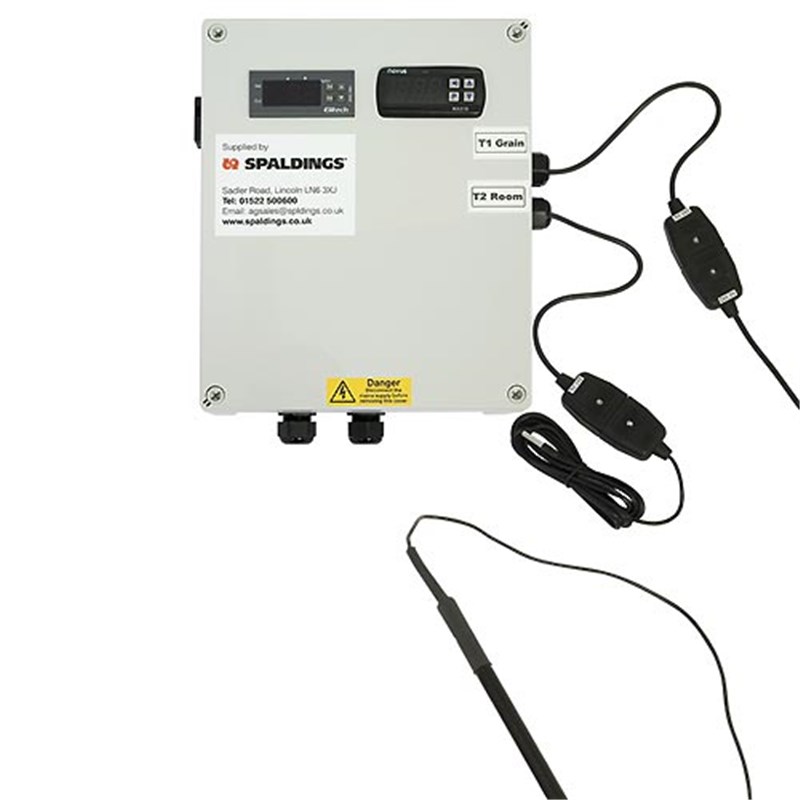 Static Grain Column Automatic Controller with Humidity Sensor (for 3 phase motors)