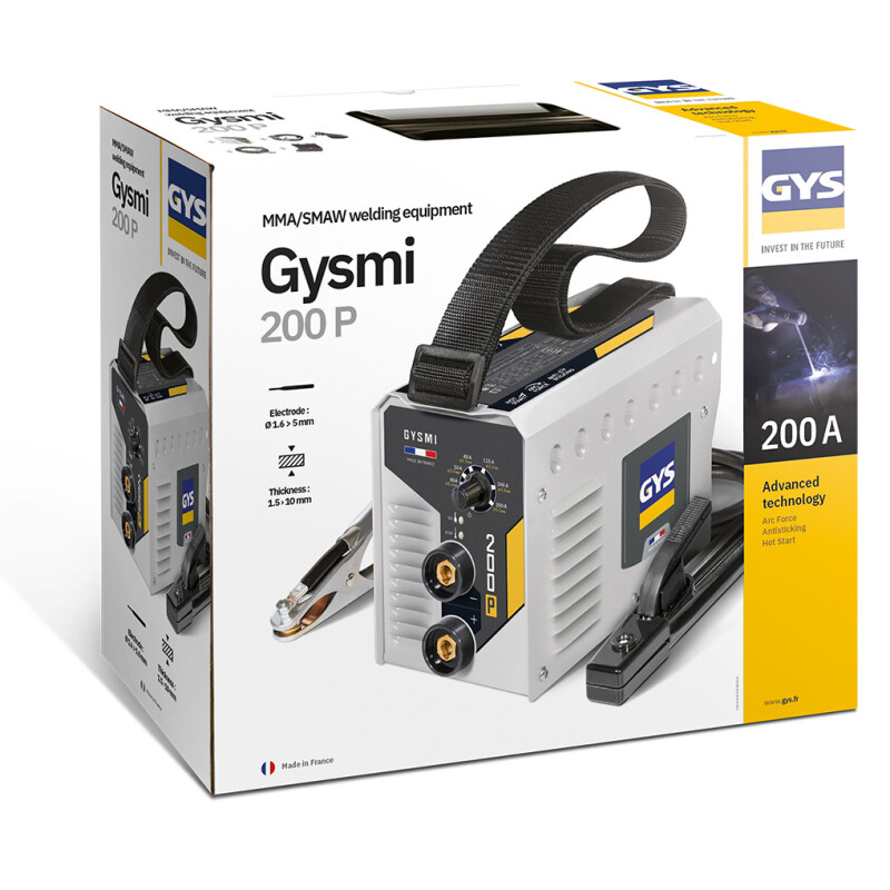 GYSMI 200P 200 Amp Arc Welding Inverter c/w Accessories