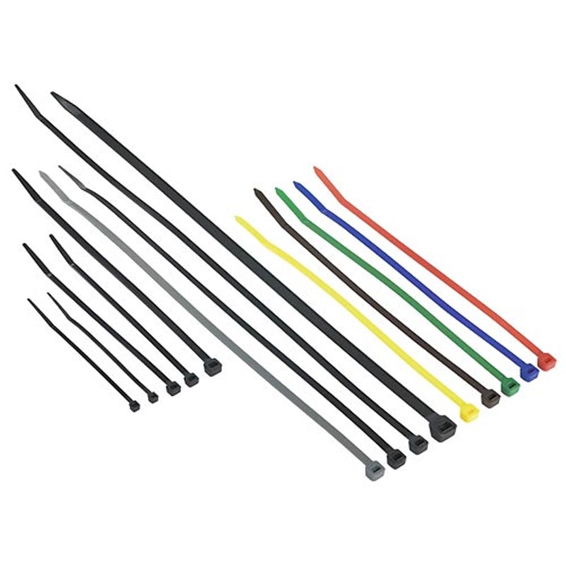 Choice Box of 1,000 Assorted Cable Ties in 8 Sizes