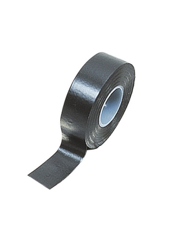 Black PVC Insulating Tape, 19mm x 33m (pk 8)
