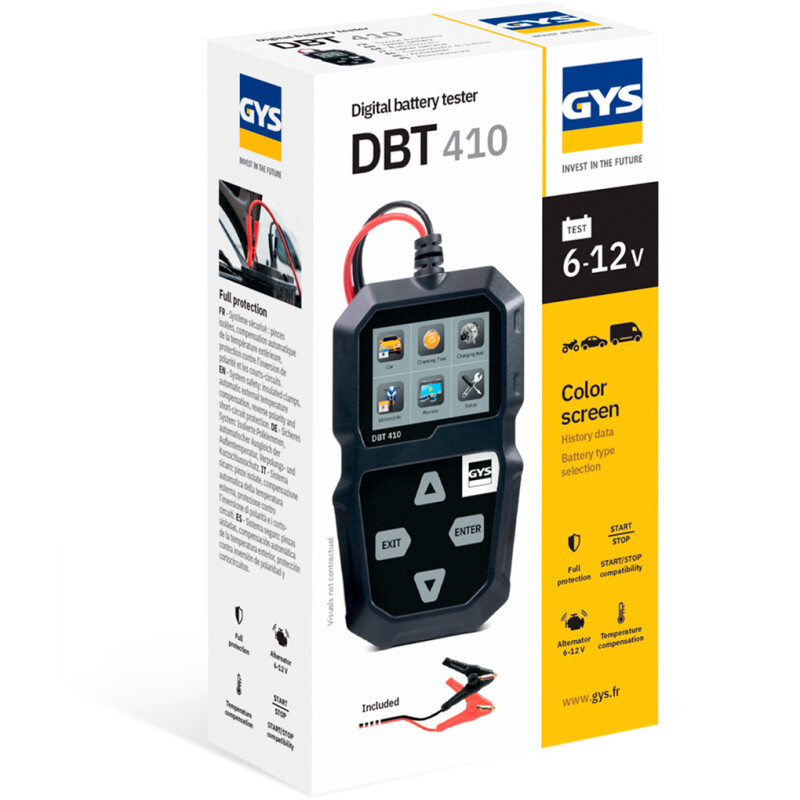 GYS DBT 410 Digital Battery Tester 6 / 12V