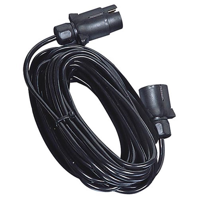 6m (19ft) 7 pin Male/Female Plug and Cable Extension