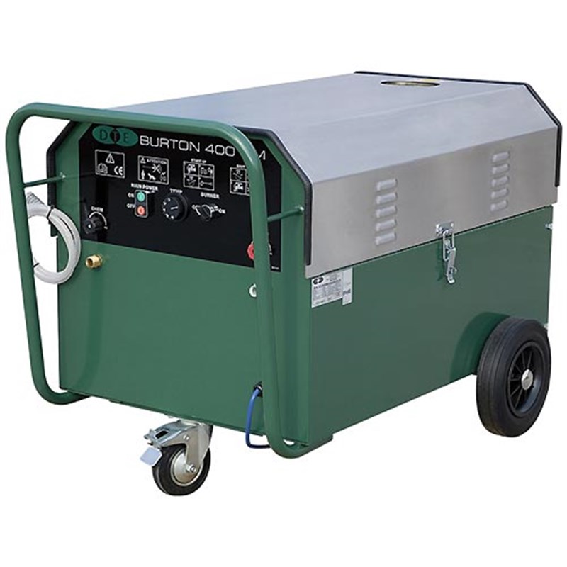 DTE 400HM Heavy Duty Hot/Cold Pressure Washer 230V/Diesel