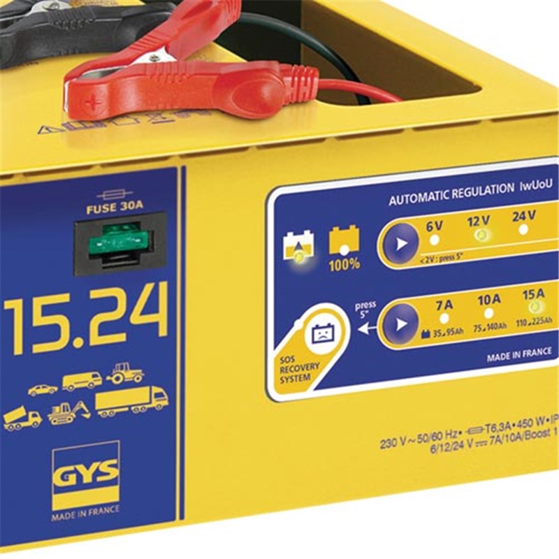 Chargeur batterie GYS Batium 15A/24V - Norauto
