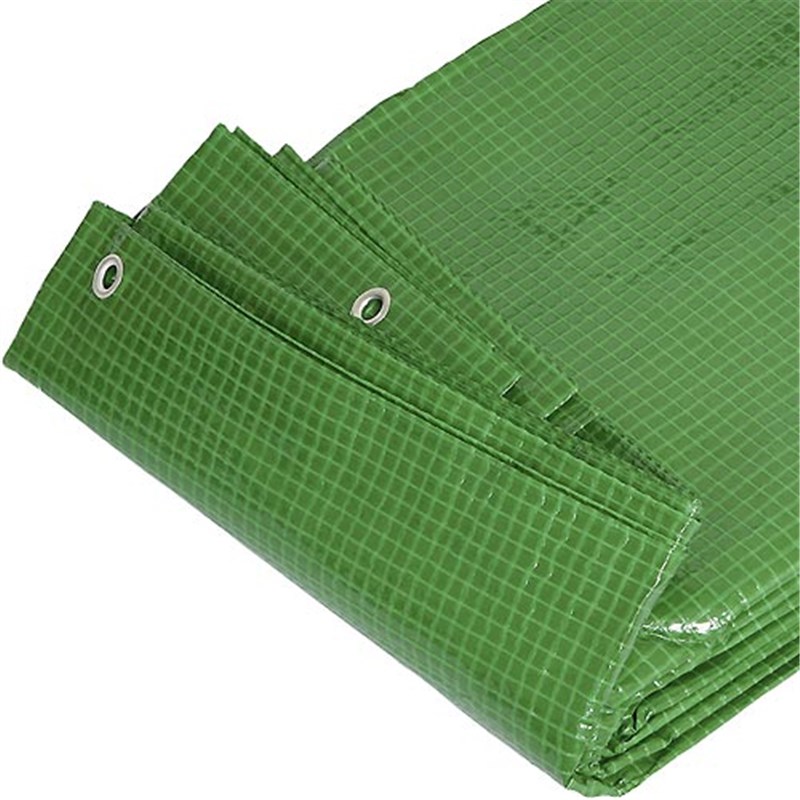 4 x 3m (13.1 x 9.8ft) Tarpaulin Polythene Sheet (Green)