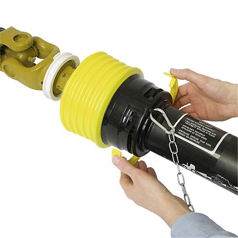 BARE-Co Standard PTO Guard. Fits 76 – 126mm wide yokes. Closed length: 1500mm