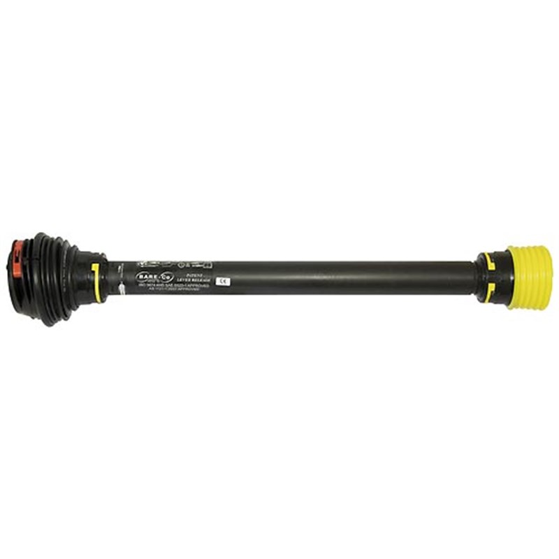 BARE-Co Wide-Angle PTO Guard. Fits 76 – 126mm wide yokes. Closed length: 1500mm