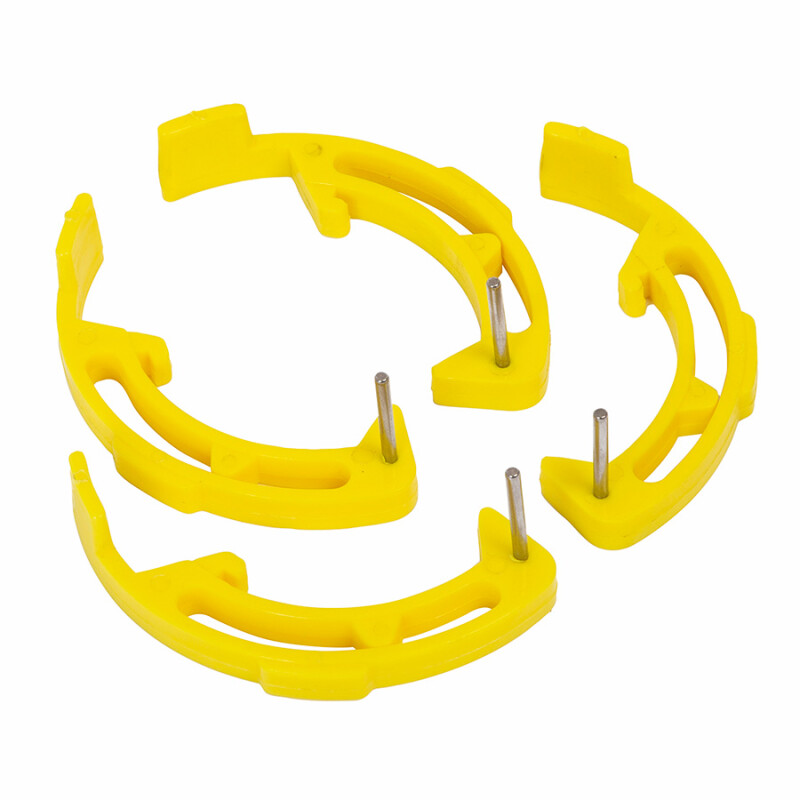 BARE-co Release Levers c/w pins (Yellow) For 54-70mm Yokes (Pk 4)