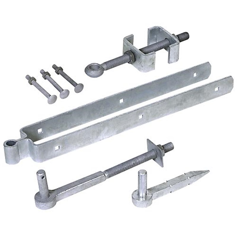 600mm Adjustable Double Strap Gate Hinge Set