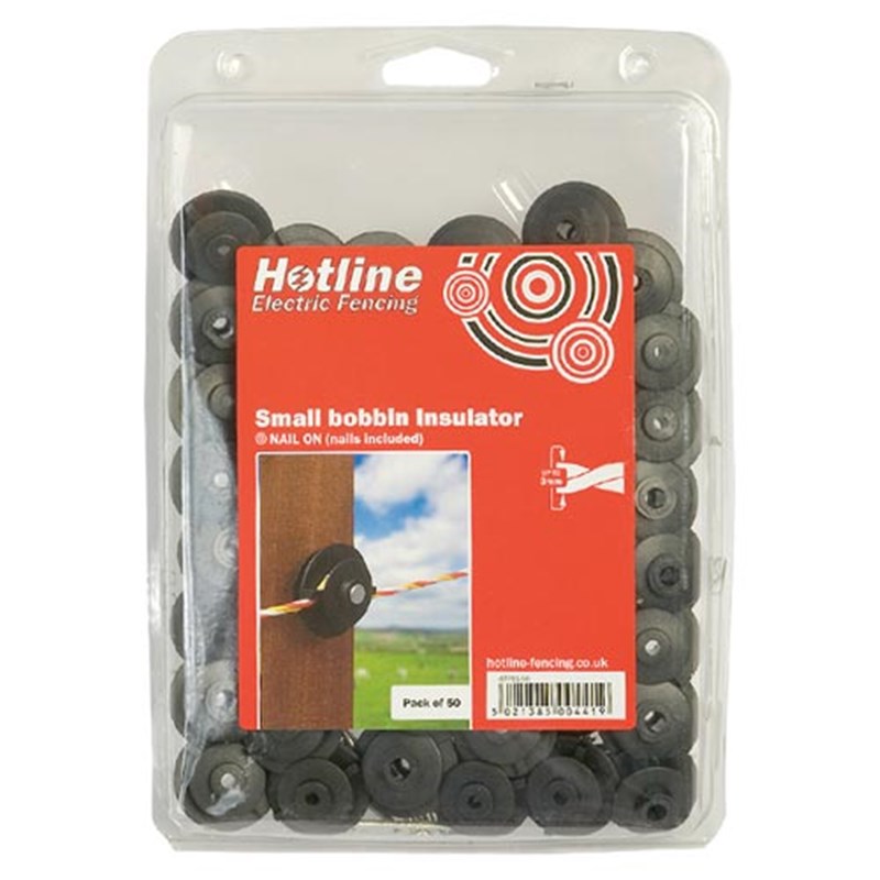 Small Nail-On Bobbin Insulator (Pk 50)