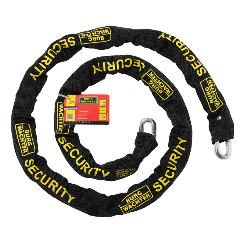 Hardened Security Chain, Square Link 10mm x 2.0m