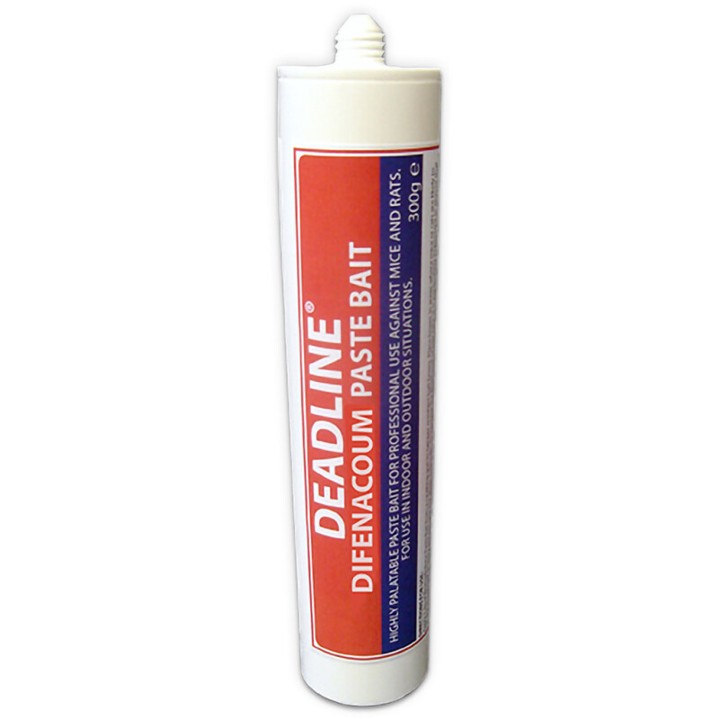 Deadline Paste Bait Tube (Difenacoum), Pack of 12 x 300g Tubes
