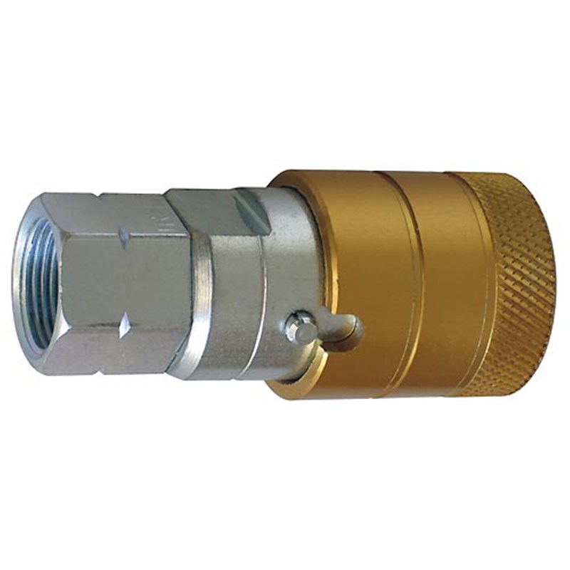 Female 'C' Coupling With Valve-Lifter (M22)