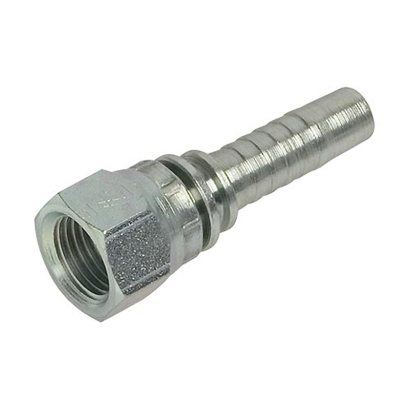 3/4" JIC Female x 1/2" Bore Hose End (Crimpon Fitting)