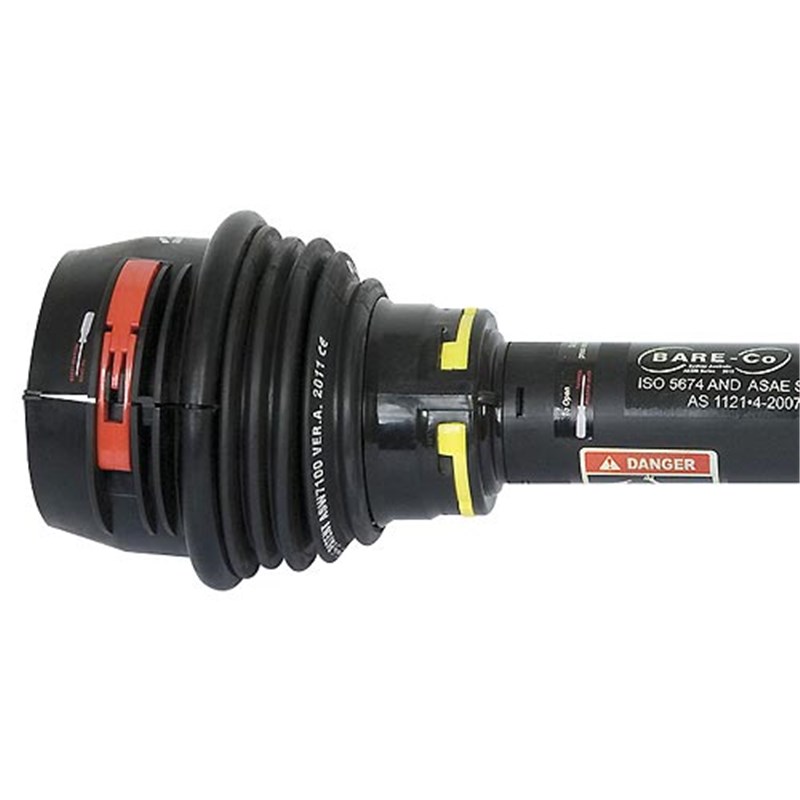 Bare-Co Wide-Angle PTO Guard to fit Bondioli. Fits 54 – 70mm wide yokes. Closed length: 1500mm