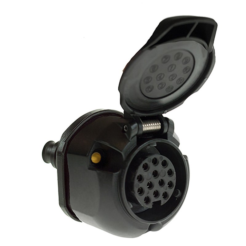 12 Volt 13 Pin Plastic Socket