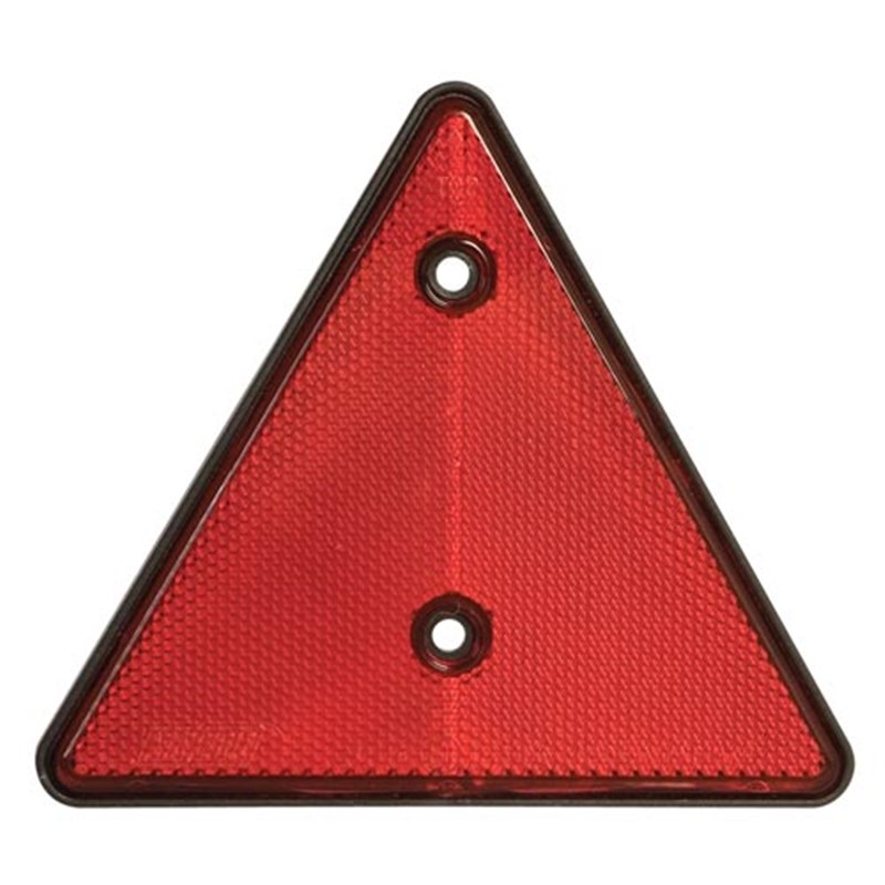 Reflective Rear Triangle (2 hole) H140 x W160mm