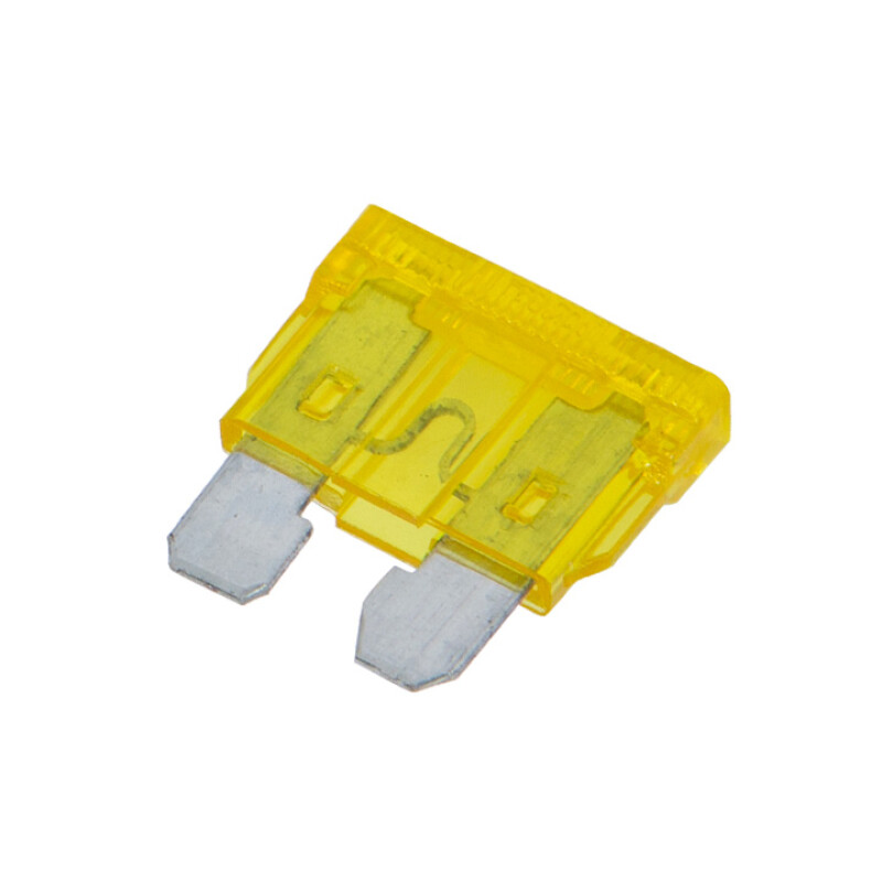 20 Amp Standard Blade Fuse (Yellow), Pk 50