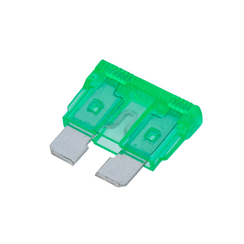 30 Amp Standard Blade Fuse (Green), Pk 50