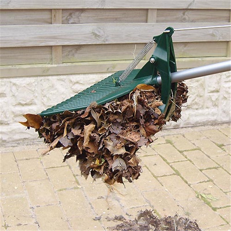 GRABRAKE - Unique 21 Tine Plastic Pick-up Leaf Rake