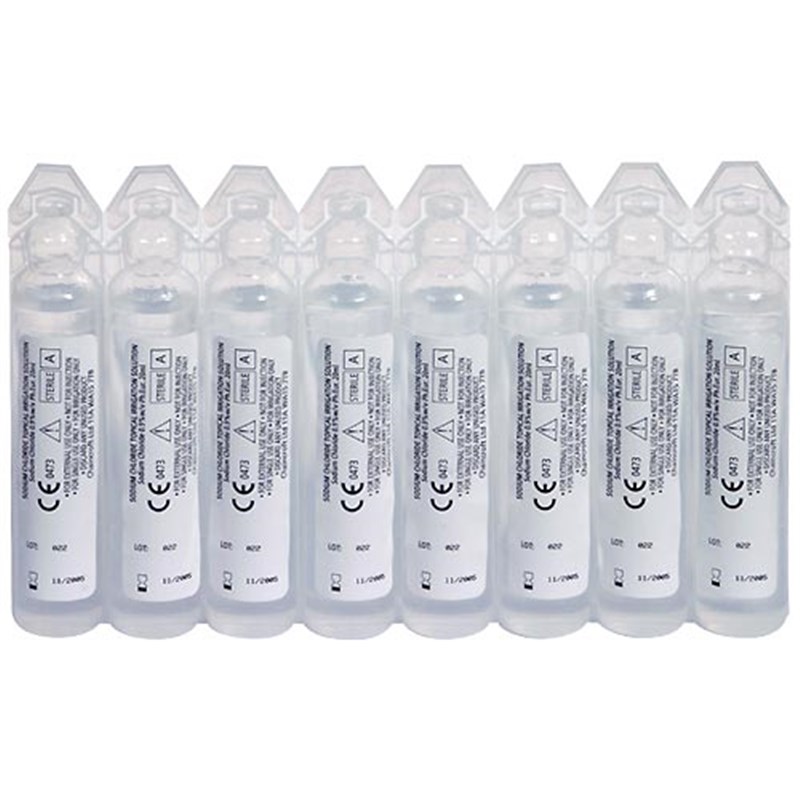 Saline 20ml Eyewash Pods (Pk 25)