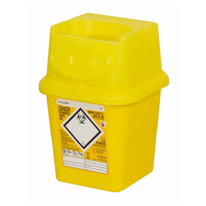 Sharps Bin, 4 ltr