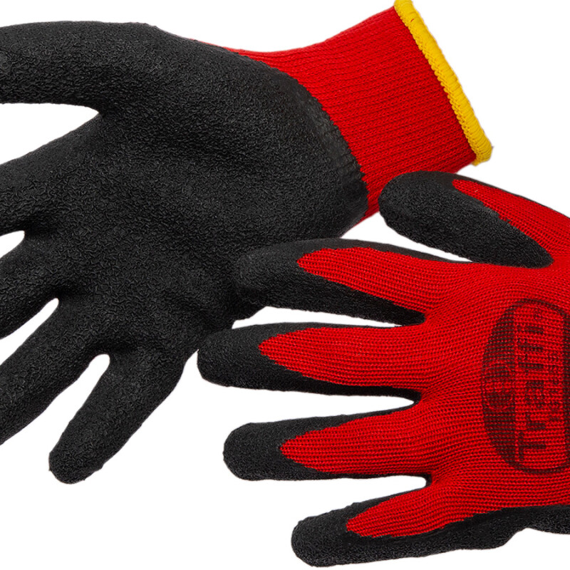 Latex Grip Gloves, size 9