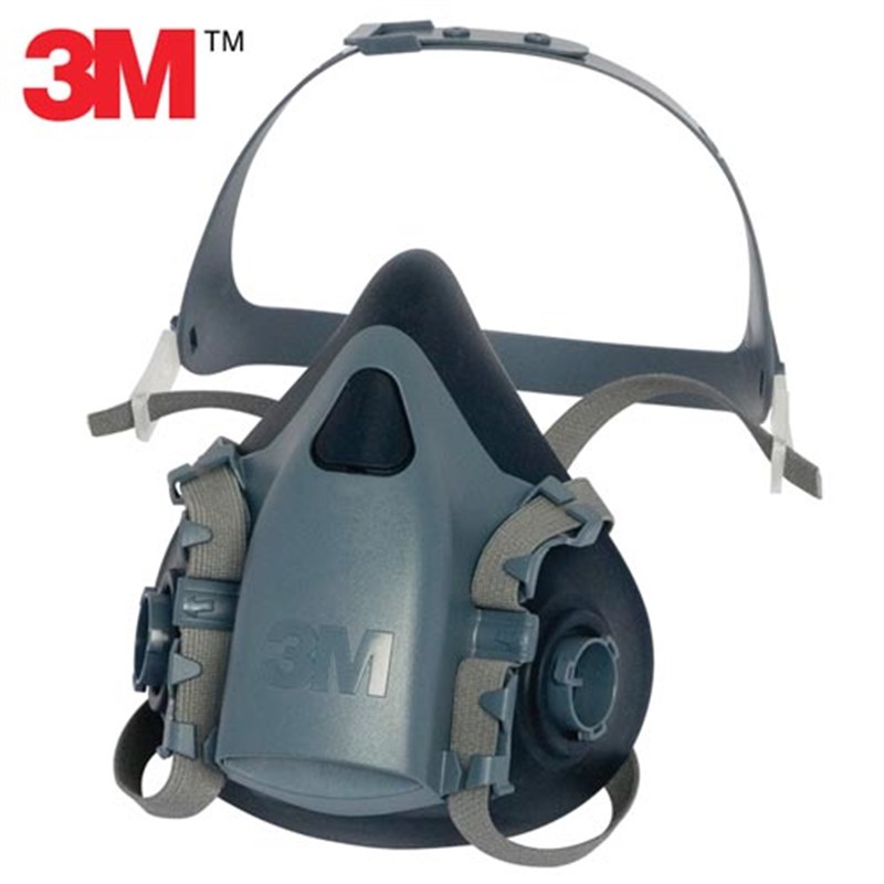 3M™ 7502 Twin Filter Half Mask Respirator only (Filters not included)