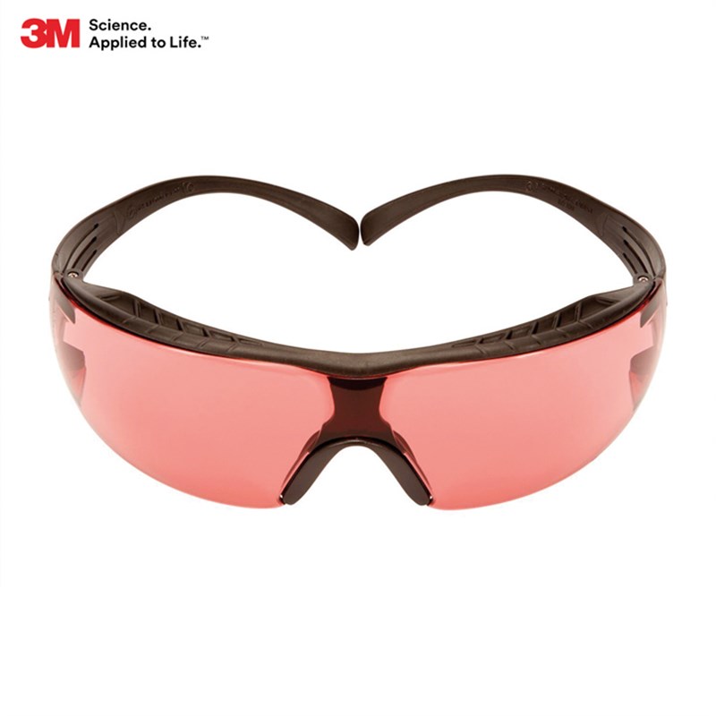 3M™ SecureFit™ SF422 Safety Spectacles - with Vermillion Lenses