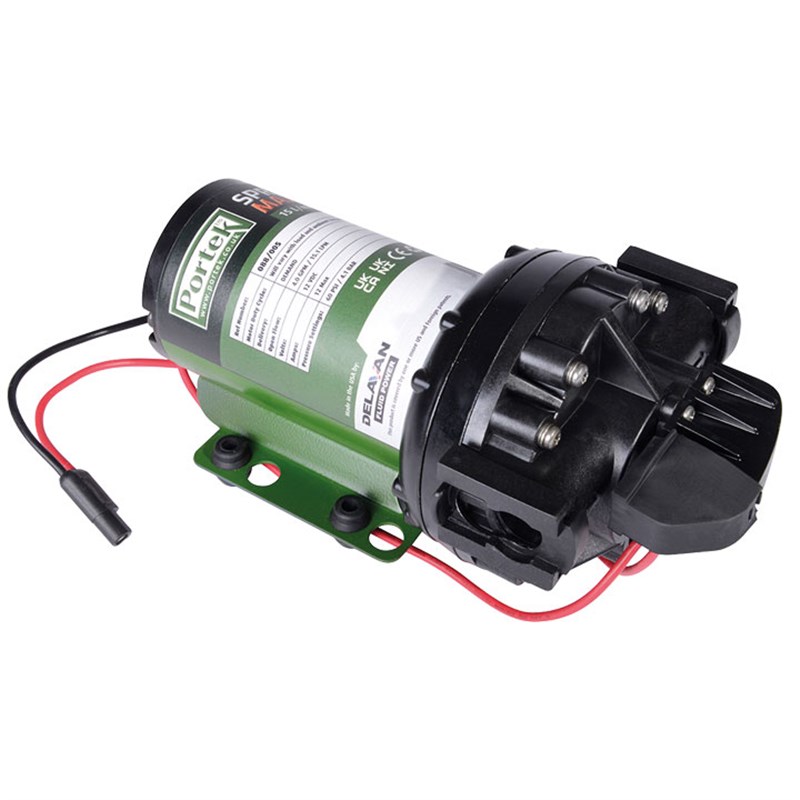 Replacement 15 L/min Delavan 12 Volt Pump (with quick-attach ports) to fit 22929