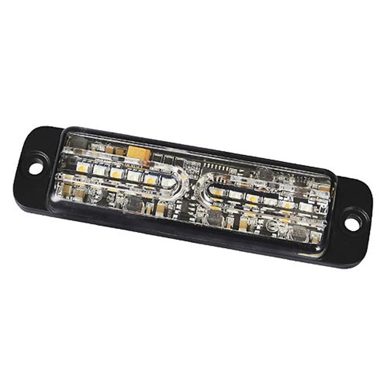 12/24V GREEN High Intensity 12 LED Slimline Warning Light