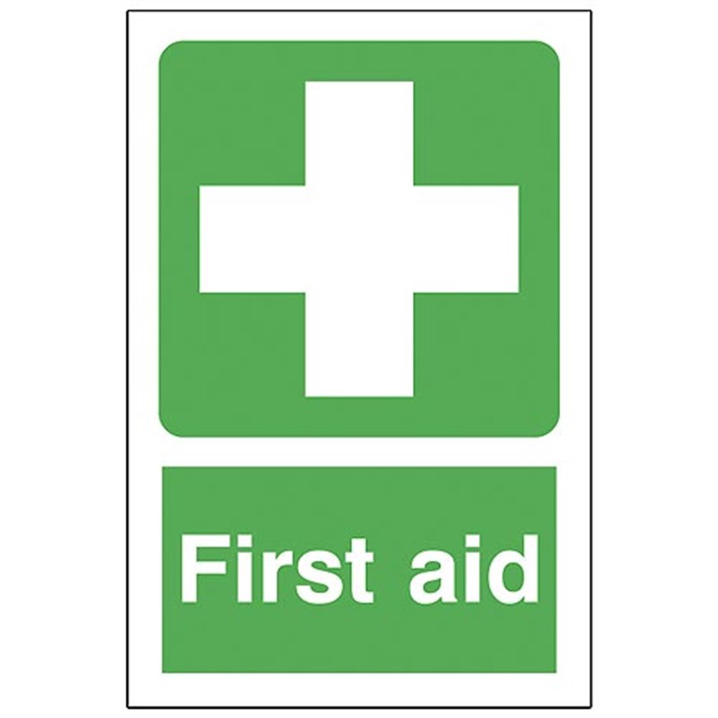 First Aid Sign 200 x 300 x 1mm