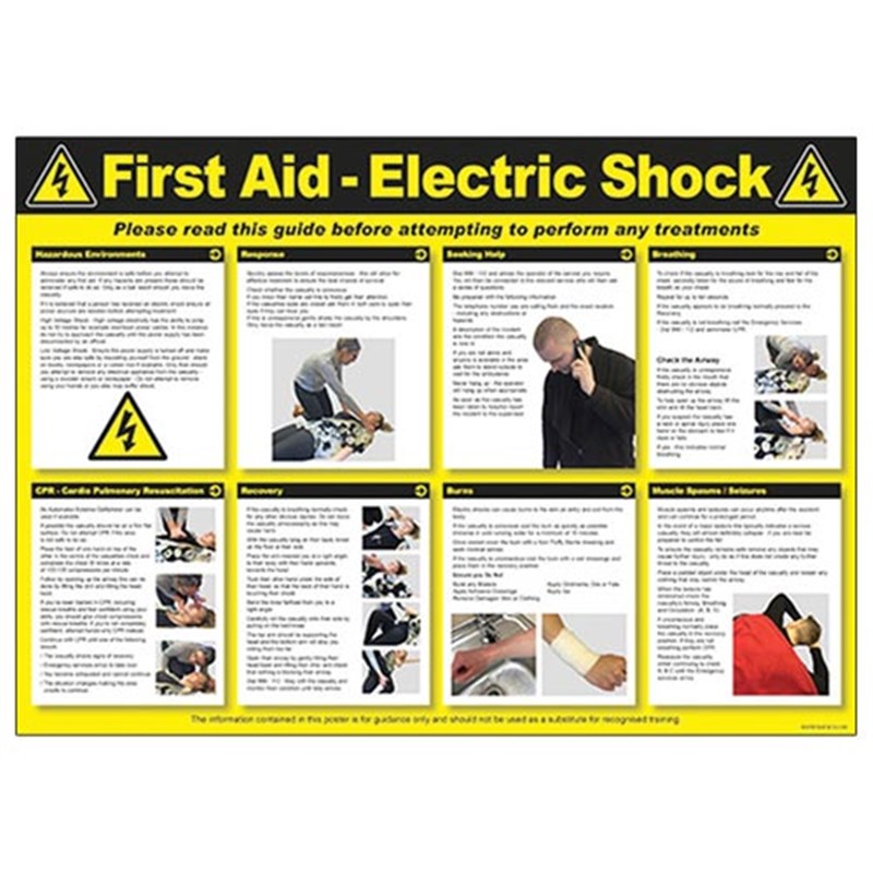 Electric Shock Poster 590 x 420mm