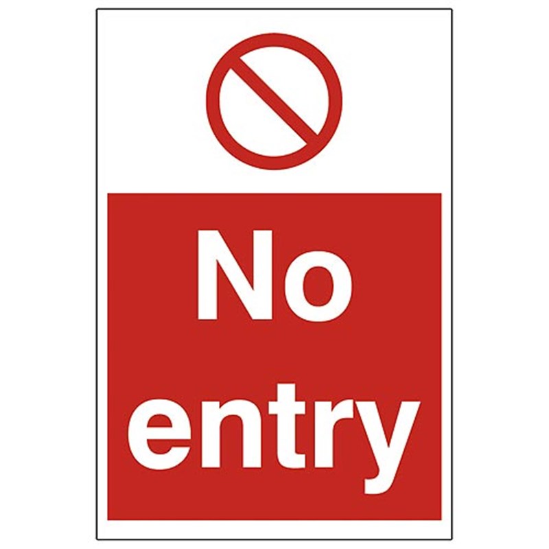 No Entry Signs