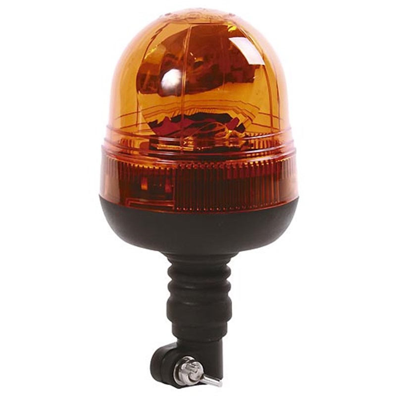 12/24 volt, Flexi Bolt-on, Super Bright Halogen Revolving Beacon