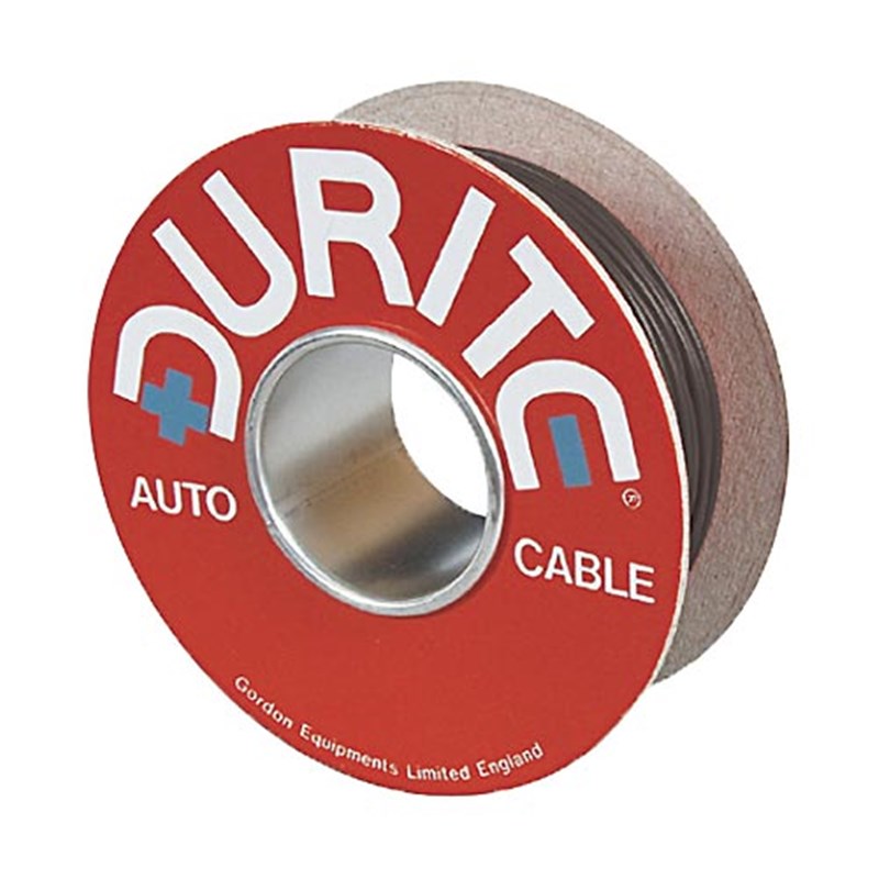 Black Single-Core PVC Auto Cable - 2mm2 x 50m Reel